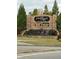 Port Royale Marina entrance with signage and fountain at 3810 Reserve Overlook Lot14 Way, Cumming, GA 30041
