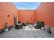 Private courtyard with comfortable seating and lush greenery at 525 Parkway Ne Dr # 217, Atlanta, GA 30308