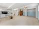 Finished basement with built-in shelving and carpeting at 282 Evelyn Nw St, Marietta, GA 30064