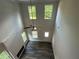 High ceiling living room with hardwood floors and fireplace at 25 Barton Ln, Covington, GA 30016