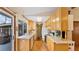 Galley kitchen with light wood cabinets and white countertops at 4184 Brandon Ridge Ne Dr, Marietta, GA 30066