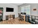 Home office with built-in shelving and two computer stations at 4929 Calgary Dr, Douglasville, GA 30135