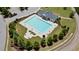 Community swimming pool with surrounding lounge chairs at 49 Masters Dr, Villa Rica, GA 30180