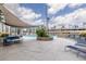 Relaxing pool deck with lounge chairs and shade structures at 860 Peachtree Ne St # 1008, Atlanta, GA 30308