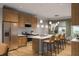 Modern kitchen with island and stainless steel appliances at 1664 Eagle Dr, Woodstock, GA 30189