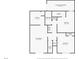 Basement floorplan showing two bedrooms, a bathroom, and Gathering room at 7002 Shenandoah Trl, Austell, GA 30168