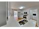 Kitchen with stainless steel sink and white cabinets at 3466 Hollow Stream Trl, Powder Springs, GA 30127