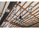Modern chandelier with exposed wooden beams and industrial lighting at 150 Walker Sw St # 5, Atlanta, GA 30313