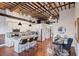 Modern kitchen with white cabinets, breakfast bar, and stainless steel appliances at 150 Walker Sw St # 5, Atlanta, GA 30313