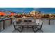 Private rooftop deck with city views and seating area at 150 Walker Sw St # 5, Atlanta, GA 30313