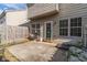 Small paved patio area adjacent to the house at 3112 Spicy Cedar Ln, Lithonia, GA 30038