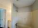 Clean bathroom with a shower/tub combo, vanity, and toilet at 422 Windsor Dr, Forest Park, GA 30297
