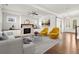 Living room with hardwood floors, fireplace and comfy seating at 3348 Old Concord Se Rd, Smyrna, GA 30082