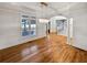 Spacious dining room featuring hardwood floors and a chandelier at 3714 Thunder Ne Way, Marietta, GA 30066