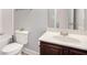 Simple bathroom with single sink vanity and a tub at 4039 Dinmont Chase Dr, South Fulton, GA 30349