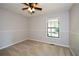 Bedroom featuring carpet, ceiling fan and window at 3054 Chelsea Ln, Acworth, GA 30102