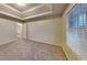 Bedroom with window and carpet flooring at 1923 Bridgestone Cir, Conyers, GA 30012