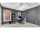 Cozy bedroom with built-in shelving and a workspace at 242 Ivy Glen Cir, Avondale Estates, GA 30002