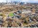 Aerial view showing the property's surroundings and city skyline at 271 Andrew Hairston Nw, Atlanta, GA 30314