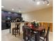 Kitchen with breakfast nook and dark wood cabinets at 1255 Mcminn Way, Snellville, GA 30078