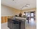 Island kitchen with granite countertops and modern appliances at 1255 Mcminn Way, Snellville, GA 30078