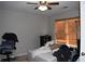 Spacious bedroom with neutral walls and large window at 237 Chads Ford Way, Roswell, GA 30076