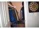 Walk-in closet with double hanging rods at 237 Chads Ford Way, Roswell, GA 30076