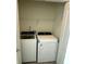 Laundry closet with washer and dryer included at 230 Valley Xing, Canton, GA 30114