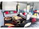 Finished garage with seating area and TV at 5626 Laurel Ridge Dr, Atlanta, GA 30344