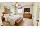 Main bedroom with a queen-size bed and ample closet space at 300 Johnson Ferry Rd # B711, Atlanta, GA 30328