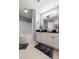 Double vanity bathroom with a large soaking tub at 970 Sidney Marcus Ne Blvd # 1316, Atlanta, GA 30324