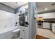 Bathroom with a bathtub, shower, and floating shelves at 970 Sidney Marcus Ne Blvd # 1316, Atlanta, GA 30324
