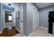 Hallway with wood floors and access to other rooms at 970 Sidney Marcus Ne Blvd # 1316, Atlanta, GA 30324