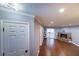 Living room with hardwood floors and fireplace at 970 Sidney Marcus Ne Blvd # 1316, Atlanta, GA 30324