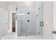 Modern bathroom with a large walk-in shower at 159 Forest Ave, Social Circle, GA 30025