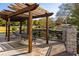 Relaxing community gazebo with benches near pond at 976 Arthur Nw Ln, Atlanta, GA 30318