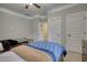 Shared bedroom with two beds and closet at 3109 Bentley Farms Dr, Loganville, GA 30052