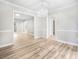 Bright dining room featuring hardwood floors and a chandelier at 5096 Shannon Sw Way, Mableton, GA 30126