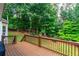 Deck with wooded views, offering a peaceful retreat at 1131 Brogdon Dr, Powder Springs, GA 30127