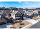 Aerial view of a two-story house with a three-car garage at 1178 Fort Marcy Park, Lawrenceville, GA 30044