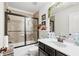 Bathroom with tub, shower, and updated vanity at 1178 Fort Marcy Park, Lawrenceville, GA 30044
