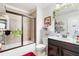 Clean bathroom with tub, shower, and vanity at 1178 Fort Marcy Park, Lawrenceville, GA 30044