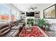 Spacious living room featuring a fireplace and ample seating at 1178 Fort Marcy Park, Lawrenceville, GA 30044