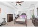Main bedroom with sitting area and ceiling fan at 1178 Fort Marcy Park, Lawrenceville, GA 30044