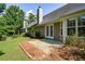 Private backyard with patio and lush landscaping at 2712 Windsor Ct, Kennesaw, GA 30144