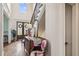 Bright entryway with hardwood floors and elegant staircase at 3215 Kylee Dawn Cir, Lawrenceville, GA 30045