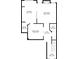 First floor plan showcasing kitchen, living room, dining room, and pantry at 2368 Harshaw Ave # 166, Lawrenceville, GA 30043