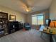 Bright bedroom featuring a built-in workspace and seating at 5106 Thorin Oak Cir, Sugar Hill, GA 30518