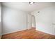 Simple bedroom with hardwood floors and neutral walls at 4218 Tara Dr, Forest Park, GA 30297