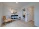 Cozy sitting area with a comfortable chair and built-in shelving at 405 Carrera Ln, Acworth, GA 30102